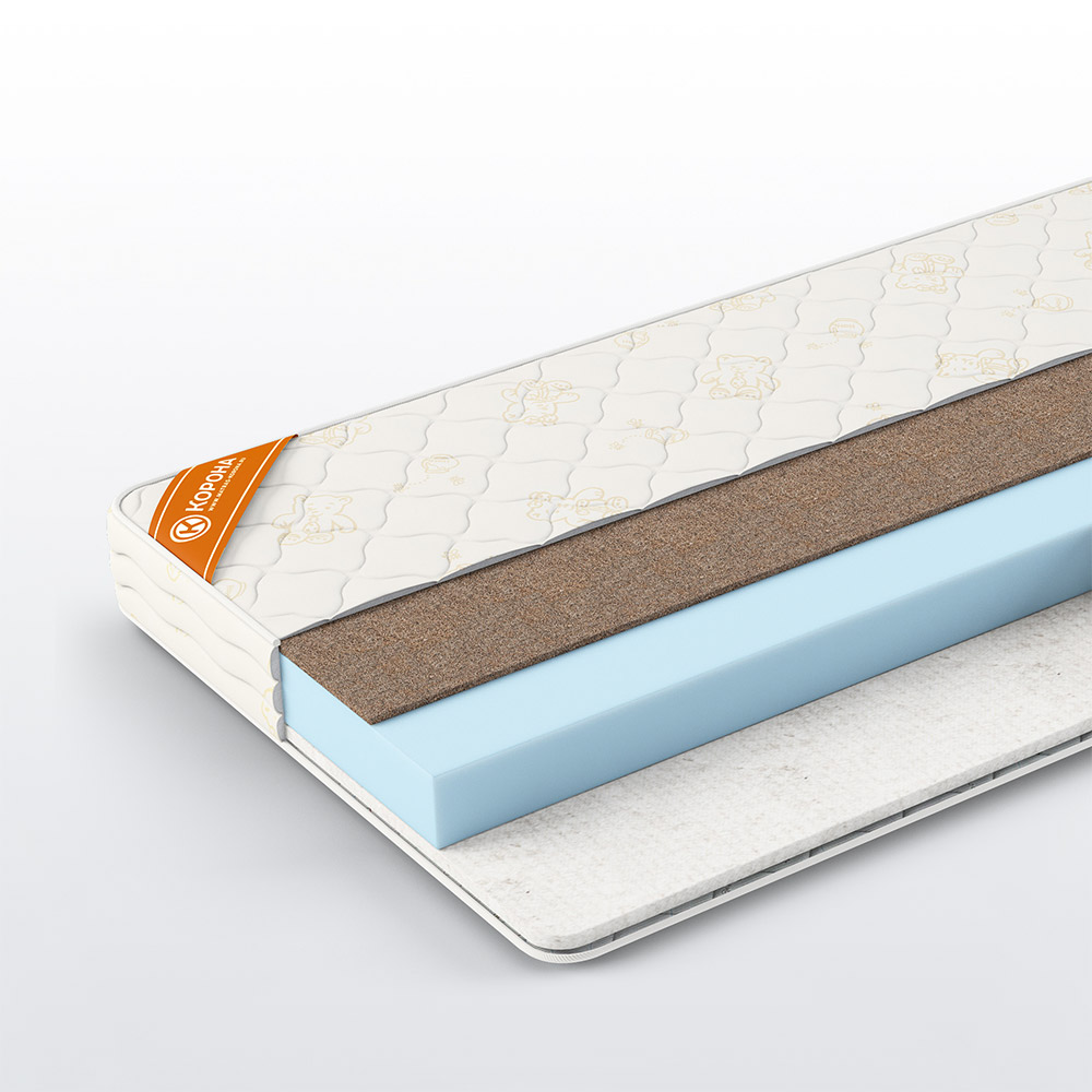 Матрас Kids «Cocos-Strutto» 60x140 Трикотаж «Teddy»  Матрас Kids «Cocos-Strutto» 60x140 Трикотаж «Teddy»